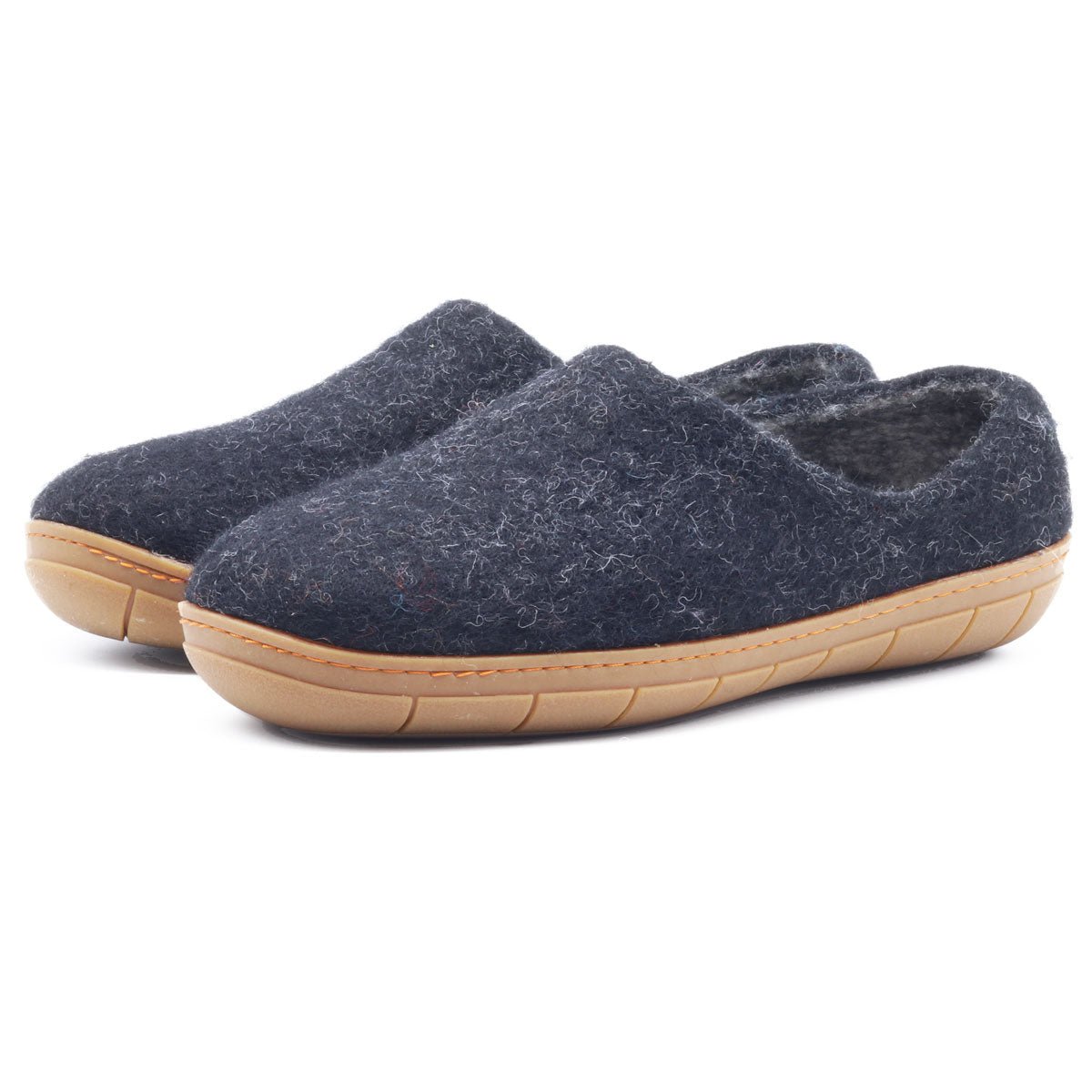 Womens Victoria Wool House Shoe with Rubber Sole - Paranoid Ranch