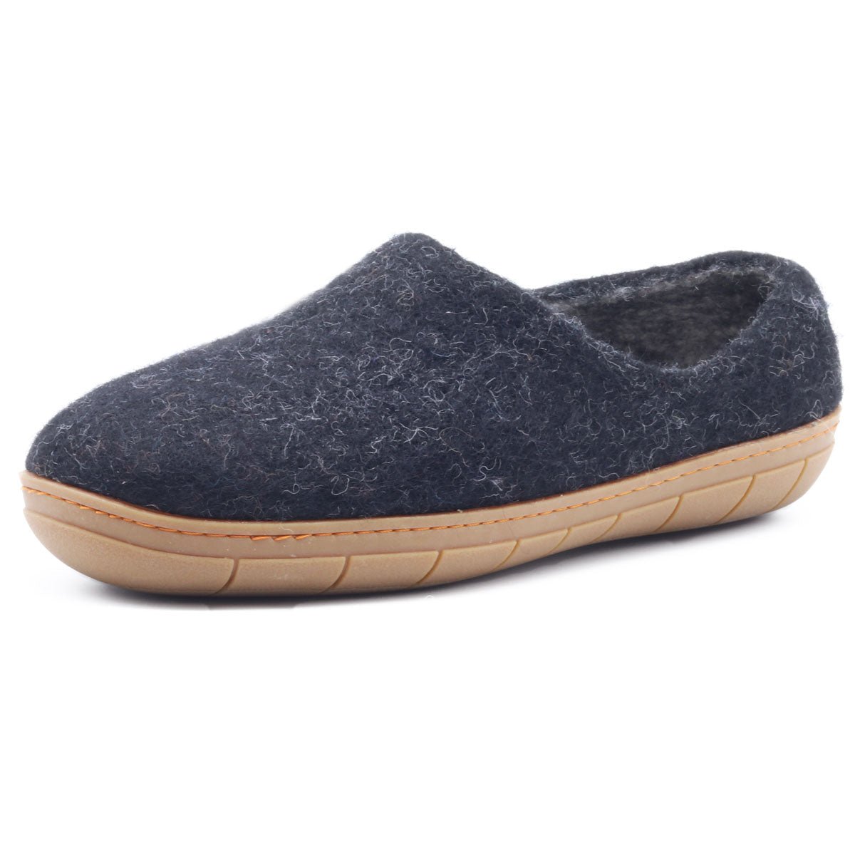 Womens Victoria Wool House Shoe with Rubber Sole - Paranoid Ranch