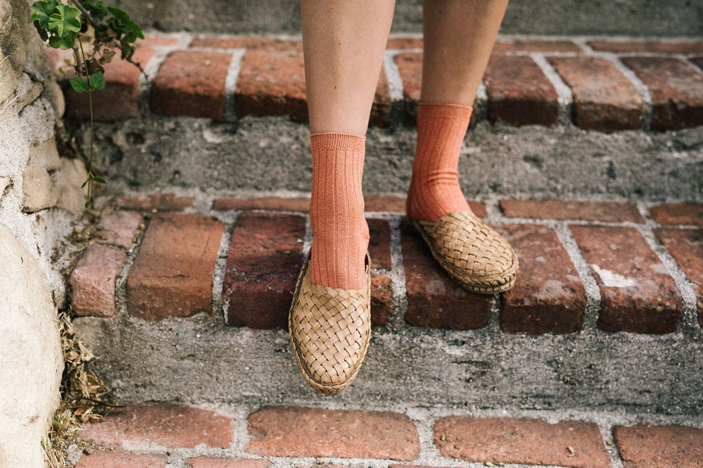 Women's Woven City Slide in Honey - Paranoid Ranch