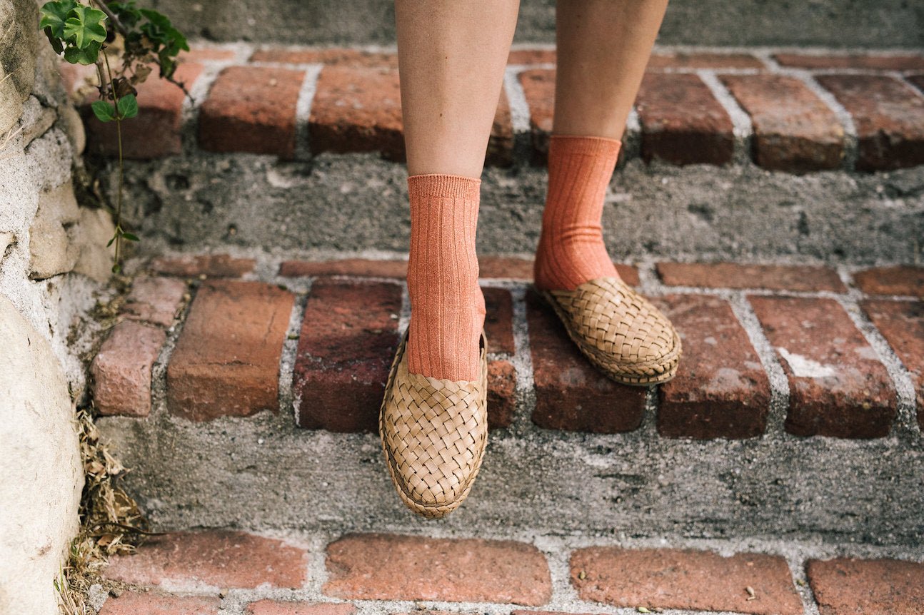 Women's Woven City Slide in Honey - Paranoid Ranch