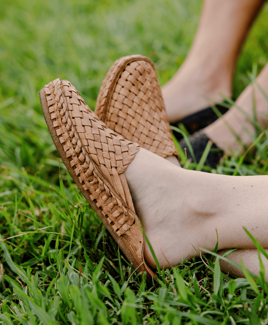 Women's Woven City Slide in Honey - Paranoid Ranch