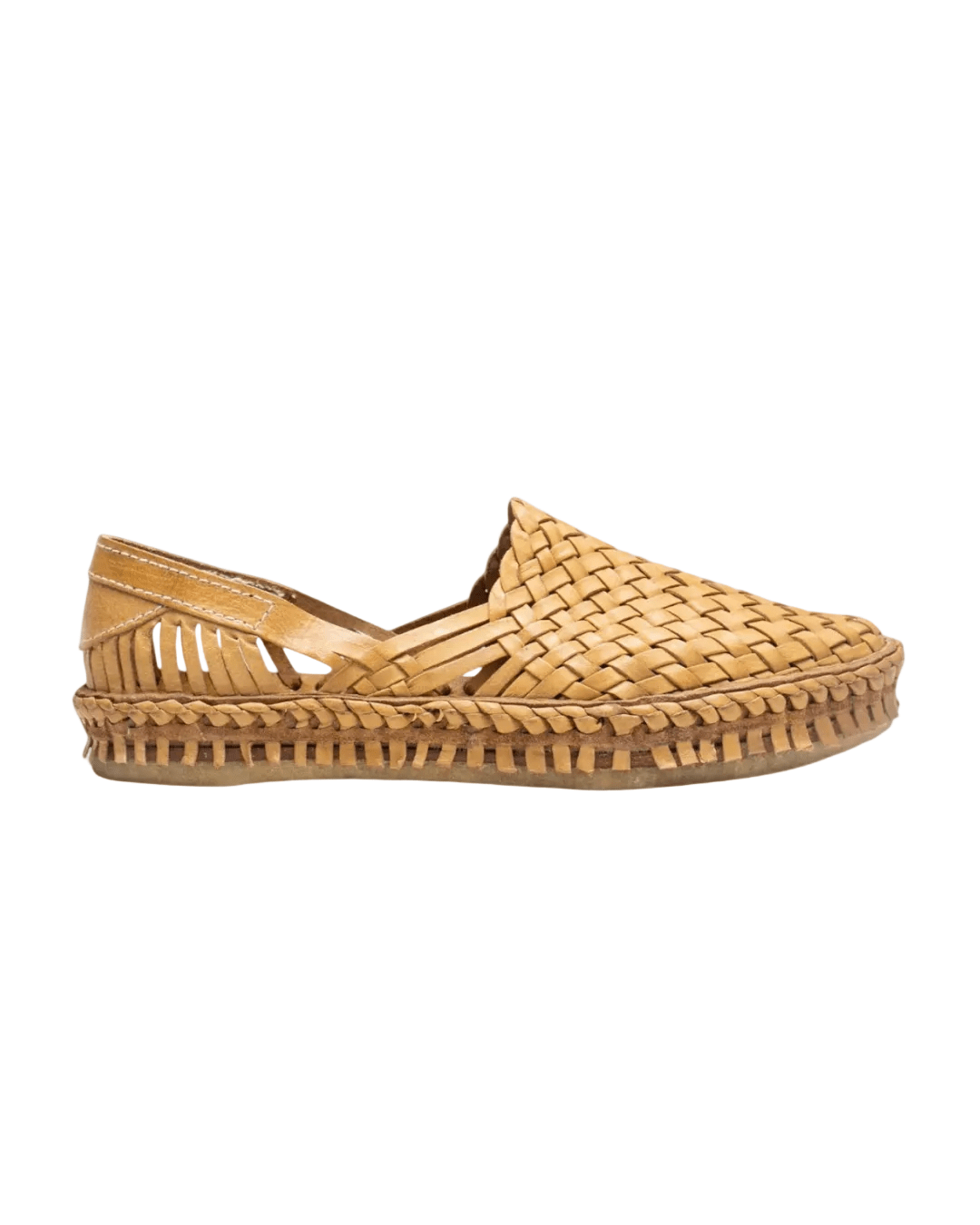 Women's Woven Shoe in Honey + No Stripes - Paranoid Ranch