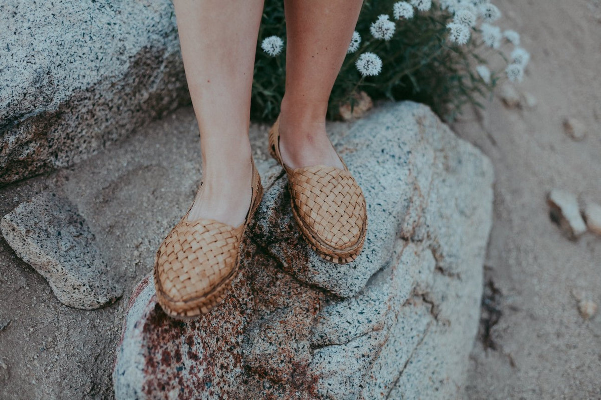 Women's Woven Shoe in Honey + No Stripes - Paranoid Ranch
