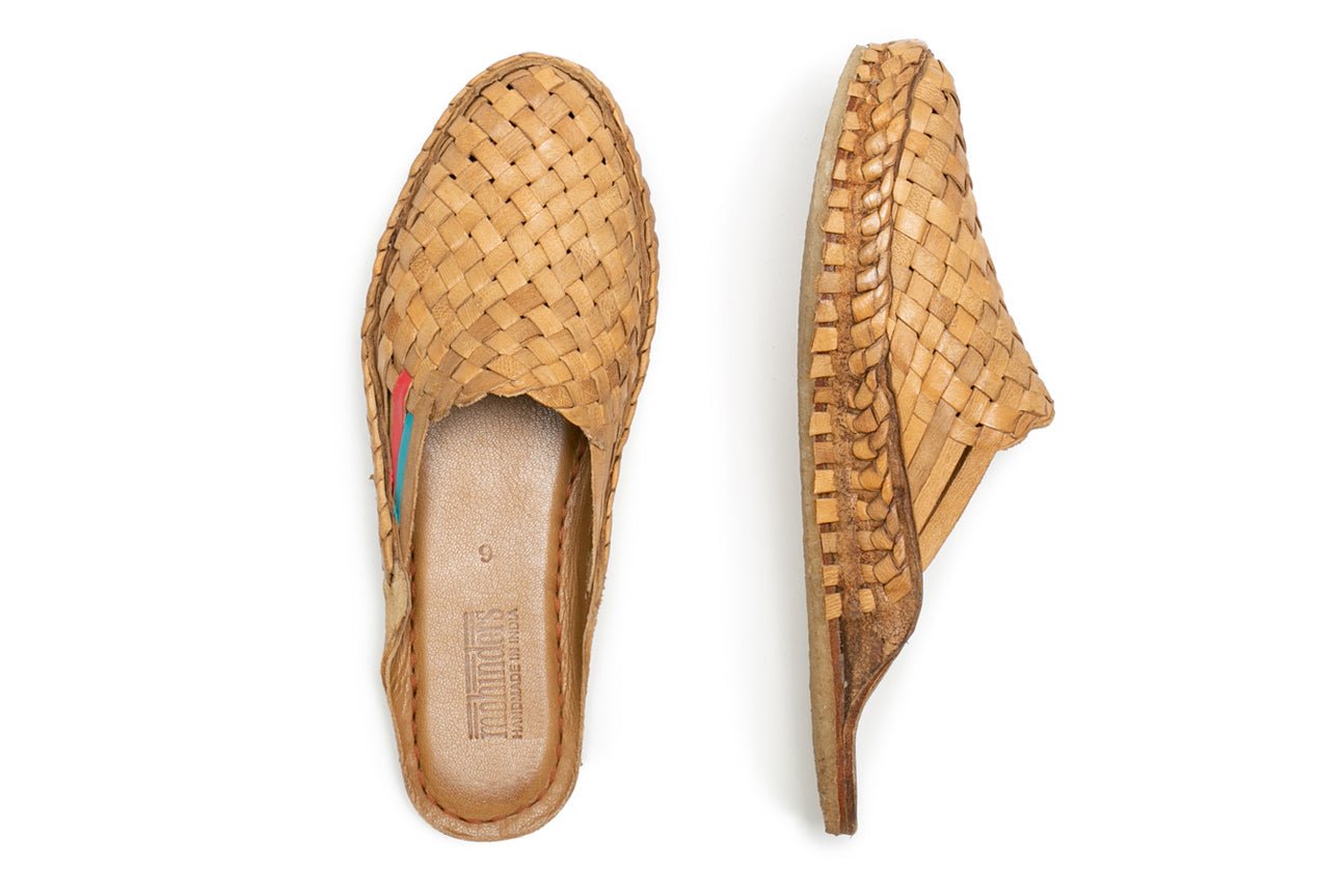 Women's Woven Slide in Honey + Stripes - Paranoid Ranch