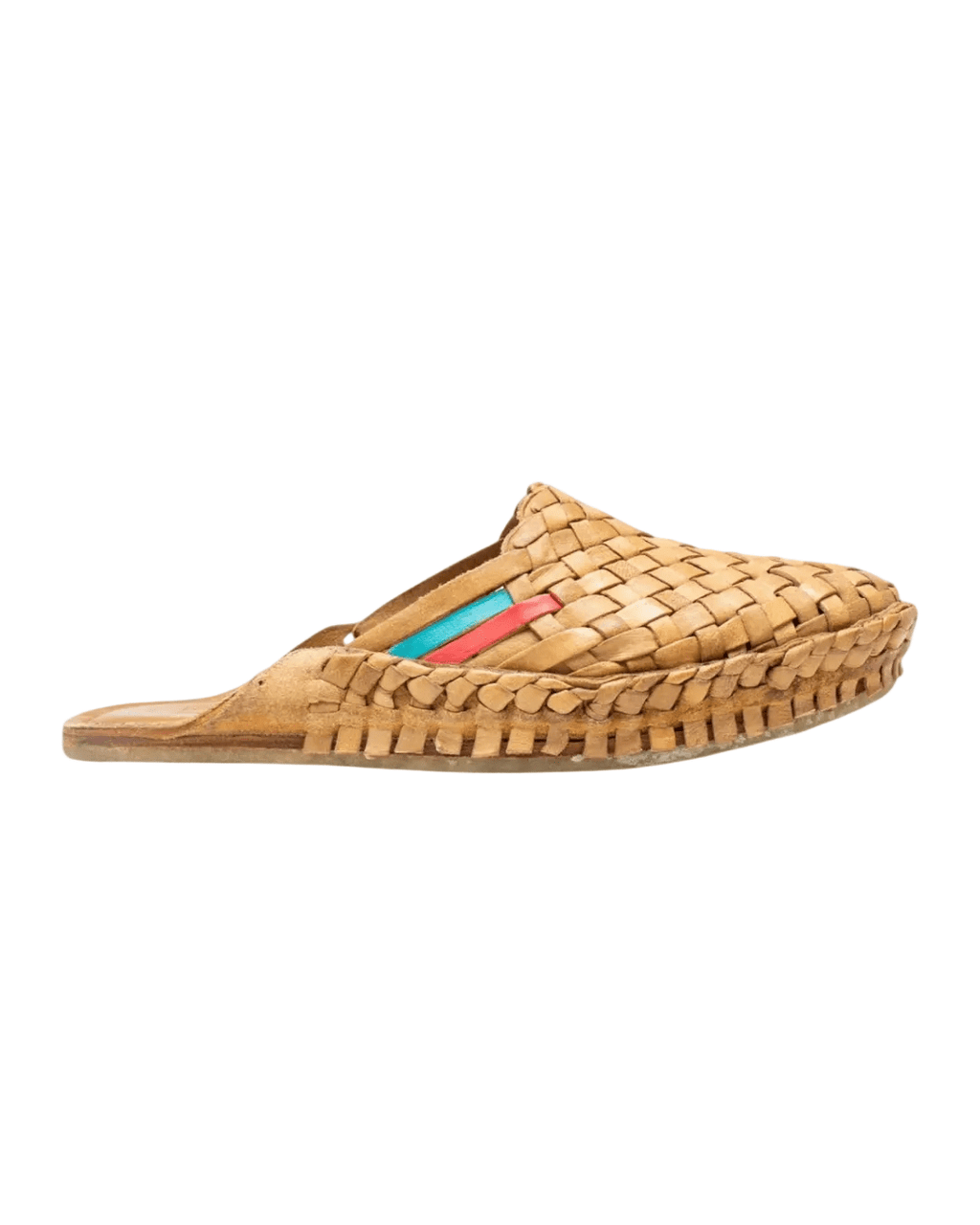 Women's Woven Slide in Honey + Stripes - Paranoid Ranch