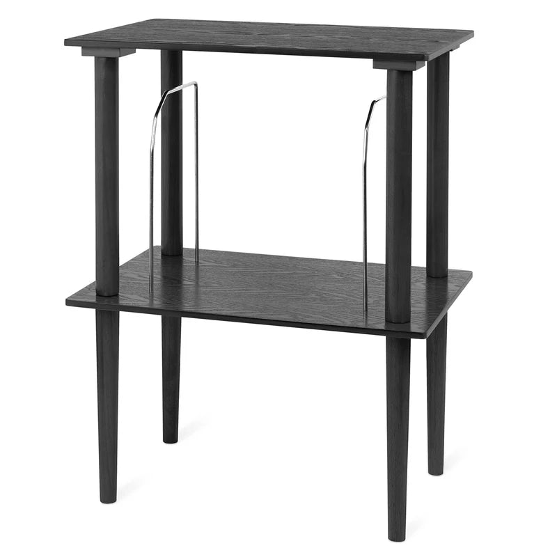 Wooden Stand with Record Holder - Paranoid Ranch