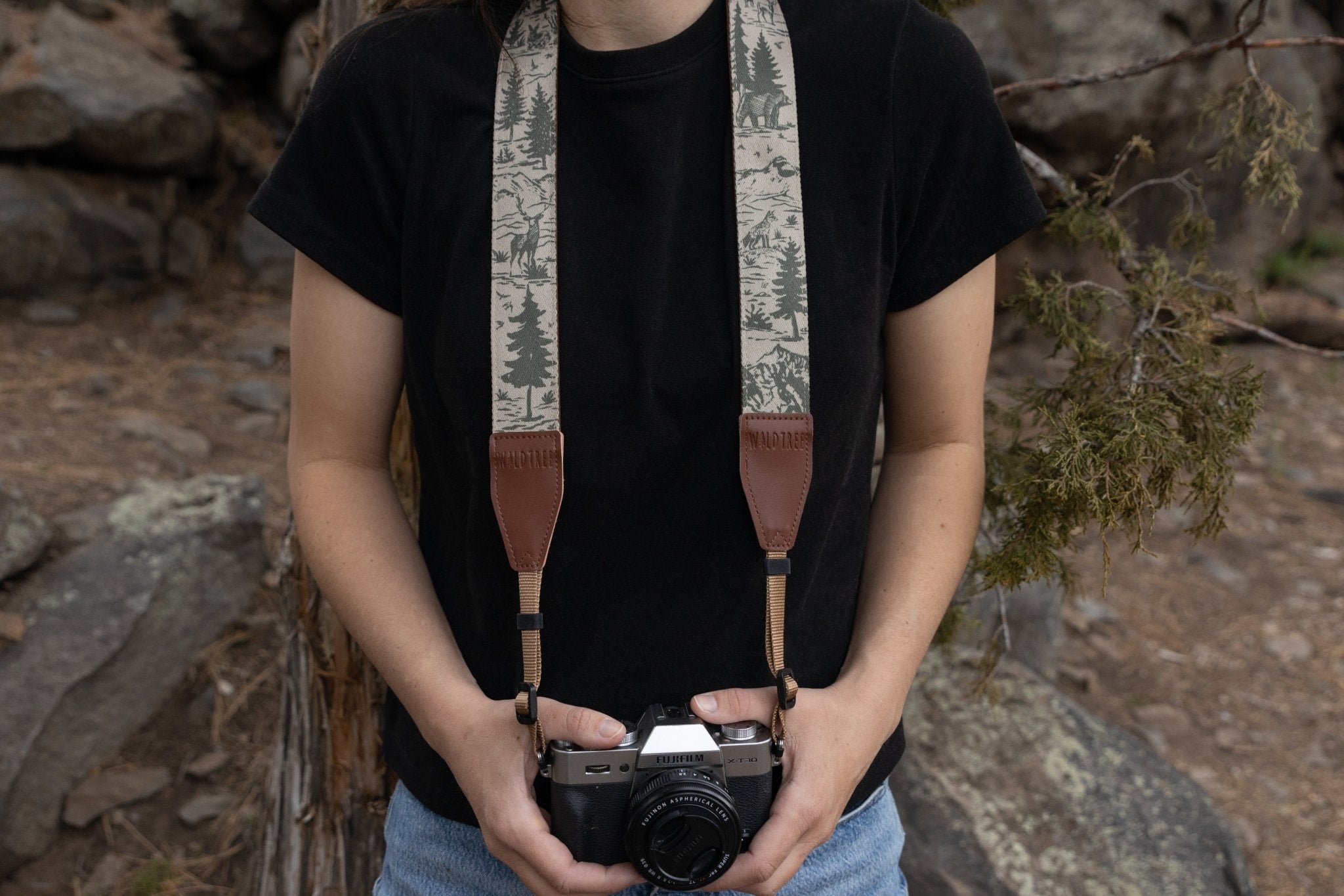 Woodland Landscape Camera Strap - Paranoid Ranch