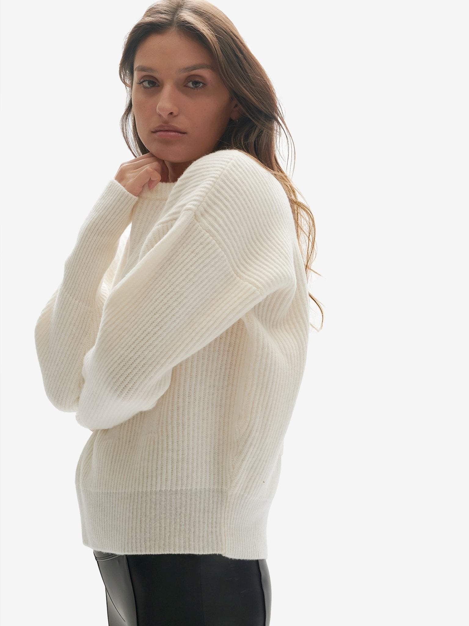 Wool Icon Sweater - Soft Cream - Paranoid Ranch