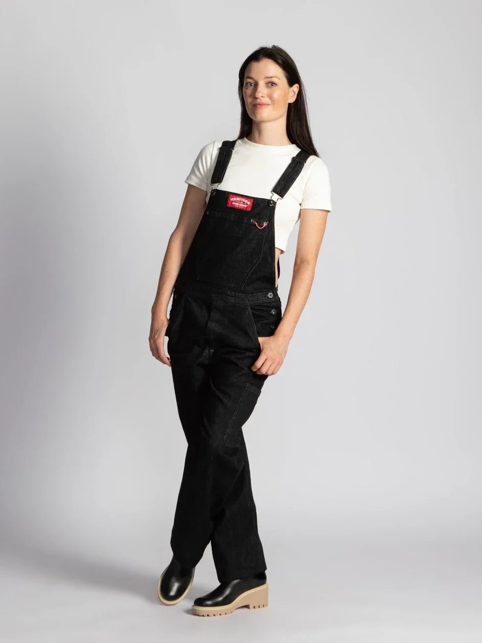 Workwear Denim Overall - Black - Paranoid Ranch