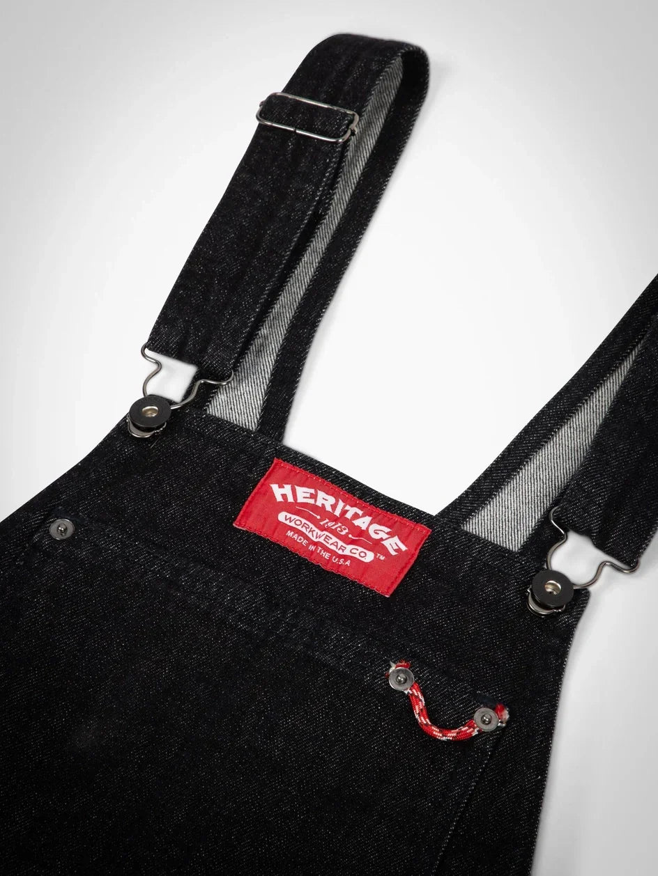Workwear Denim Overall - Black - Paranoid Ranch