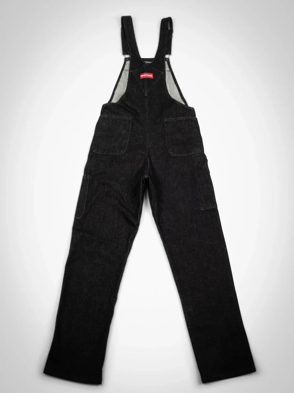 Workwear Denim Overall - Black - Paranoid Ranch