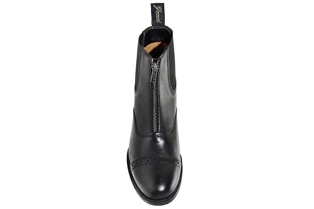 Zip - Up Leather Paddock Boots - Paranoid Ranch