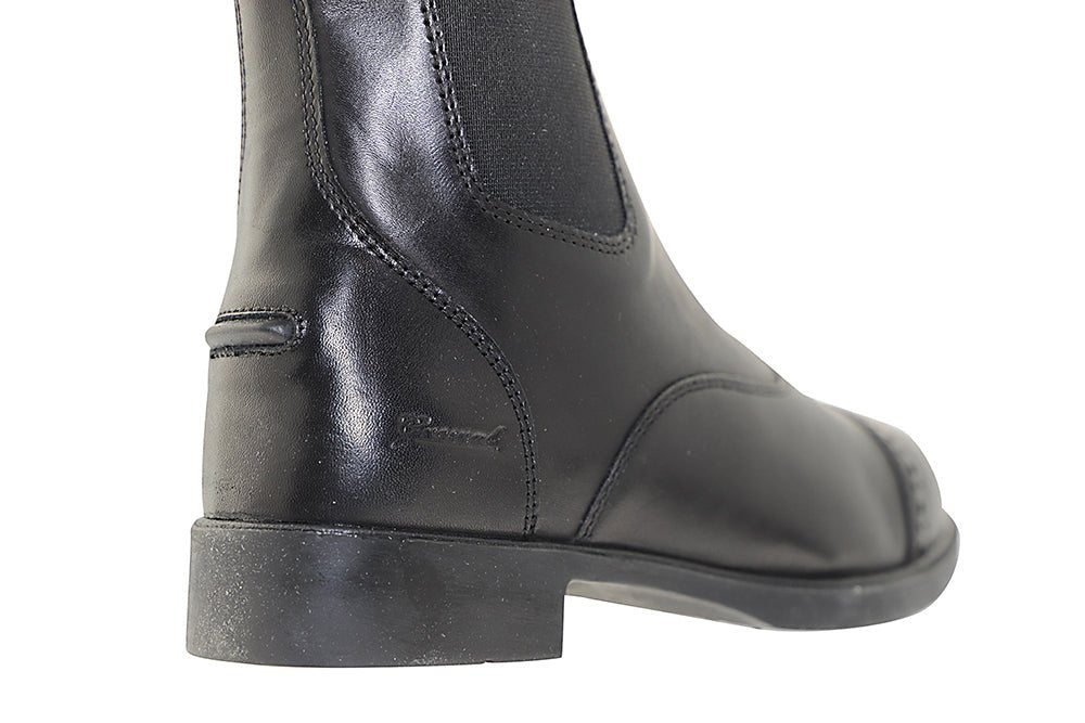 Zip - Up Synthetic Leather Paddock Boots - Paranoid Ranch